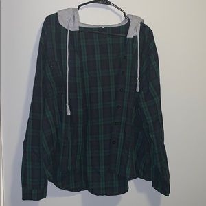 Flannel Hoodie